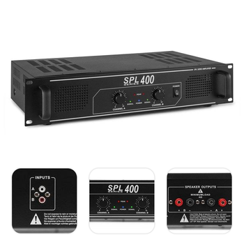 Wzmacniacz 2x 200W SPL 400 Skytec