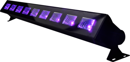 Belka oświetleniowa LED BAR UV 30W  9x 3W Ibiza