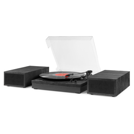 Gramofon RP165B Fenton głośniki BT czarny