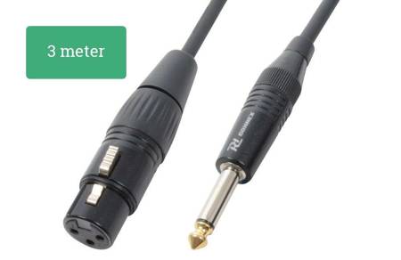 Kabel PD Connex XLR (żeński) - Jack 6.3mm 3m