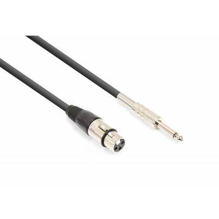 Kabel Vonyx XLR (żeński) - Jack 6.3mm 3m