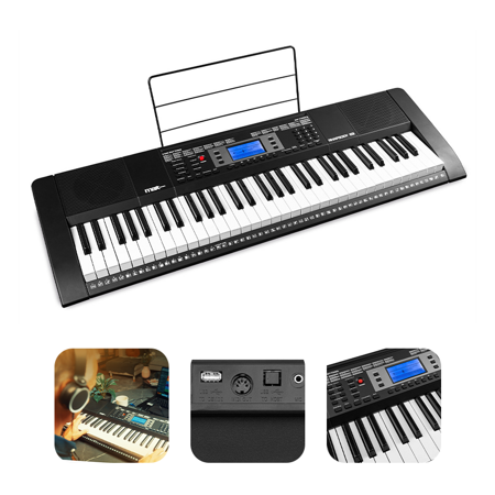 Keyboard MIDI 61 podświetlanych klawiszy Rhapsody61L Max