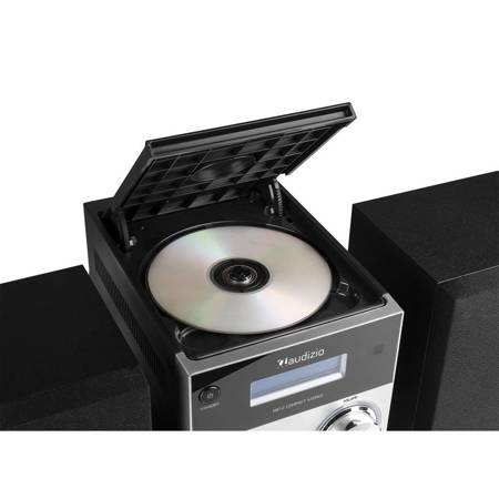 Mikrowieża Metz HiFi DAB FM CD BT Aluminium Audizio