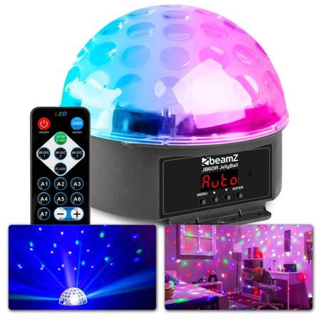 Półkula Jelly ball DMX 6x 1W  LED RGBYWP Beamz JB60R