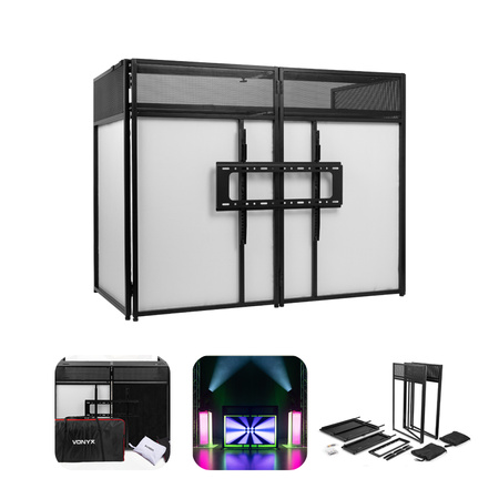 Pulpit DJ-Booth Pro z uchwytem na TV DB6 Vonyx