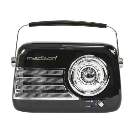 Radio FM Madison FREESOUND-VR40B BT USB akumulator czarne