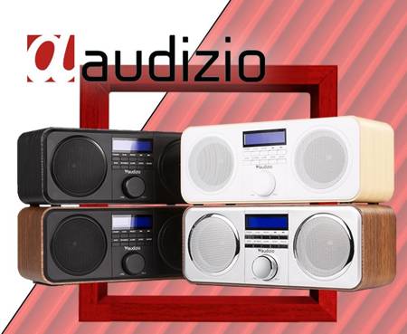 Radio cyfrowe stereo FM DAB+ Audizio Novara brązowe