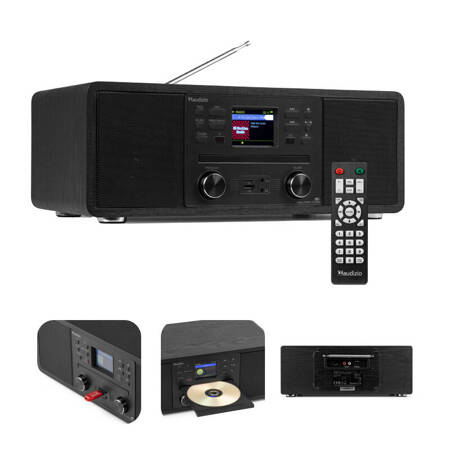 Radioodtwarzacz Avola CD/BT/DAB+/WIFI czarny Audizio