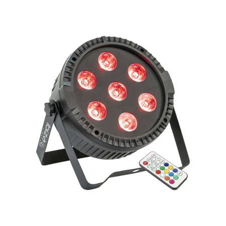 Reflektor LED Flat Par 7x 6W RGBW THINPAR7X6-RGBW Ibiza Light