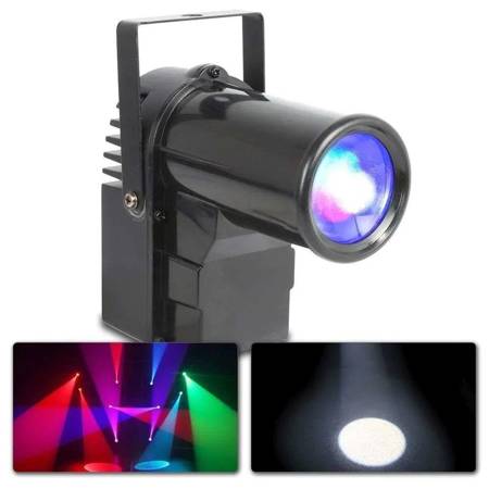 Reflektor Pinspot LED RGBW 10W DMX PS10W BeamZ