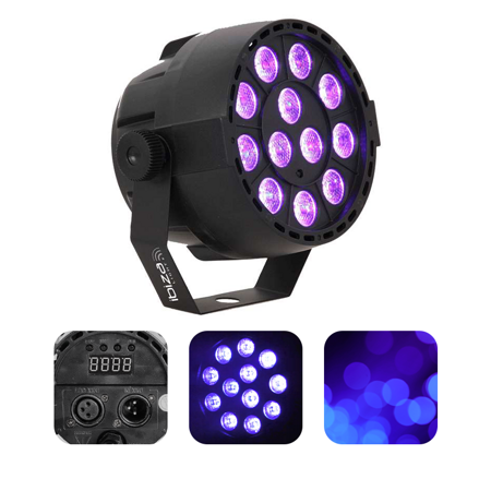 Reflektor ultrafiolet LED Par Ibiza PAR-MINI-UV