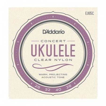 Struny do ukulele koncertowego DADDARIO EJ65C