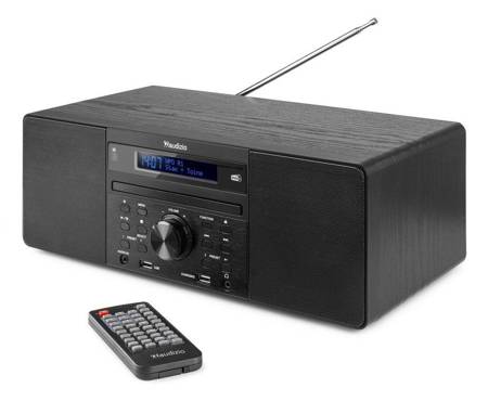 System muzyczny PRATO ALL-IN-ONE USB CD / DAB+ czarny Audizio