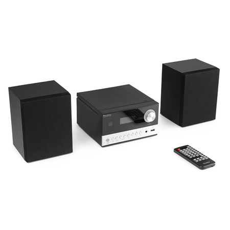 Wieża Toulon Audizio HiFi czarno/srebrna