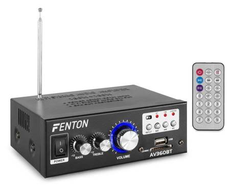 Wzmacniacz 2x 40W BT FM SD USB MP3 Fenton  AV360BT