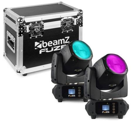 Zestaw 2x Głowa ruchoma 75W LED BEAM BeamZ FUZE75B z dedykowanym case'm