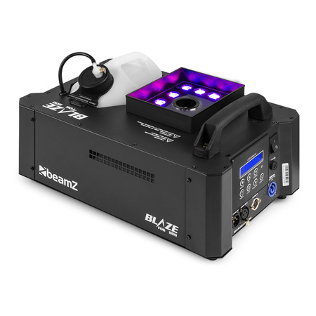 Zestaw: Wytwornica dymu pionowego LED DMX 800W BLAZE800+ płyn do dymu 5l+ płyn do czyszczenia wytwornic+ zapach